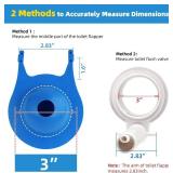 Gerber Toilet Flapper Replacement, 2 Pack 3 inch for Gerber 99-788 with 2 Toilet Handle Chains Lecyco Rubber Water Saving, Easy to Install 2 Gerber Toilet Flapper Replacement, 2 Pack 3 inch for Gerber 99-788 with 2 Toilet Handle Chains Lecyco Rubber Water Saving, Easy to Install 2