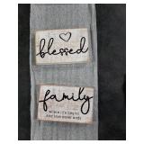 Jetec 3 Pcs Family Home Blessed Rustic Wood Sign Mini Wood Decorative Farmhouse Woodworks Table Shelves Decorations Sign for Bedroom Kitchen Living Room Table Decor(Retro Color,4.25 x 2.76 x 0.59 in) Jetec 3 Pcs Family Home Blessed Rustic Wood Sign Mini Wood Decorative Farmhouse Woodworks Table Shelves Decorations Sign for Bedroom Kitchen Living Room Table Decor(Retro Color,4.25 x 2.76 x 0.59 in)
