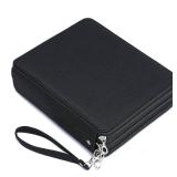 YOUNGCOL Colored Pencil Case - 120 Slots Pencil Holder with Handle Strap Large Capacity Pencil Organizer,Black YOUNGCOL Colored Pencil Case - 120 Slots Pencil Holder with Handle Strap Large Capacity Pencil Organizer,Black