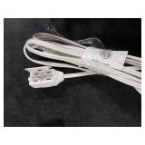 DEWENWILS 2 Prong Extension Cord 10FT, 7FT + 3FT Indoor Extension Cord, 2 Groups 3 Polarized Outlets with Safety Cap Protect for Home Office, White, 16/2 SPT-2 ETL Listed, 1 Pack DEWENWILS 2 Prong Extension Cord 10FT, 7FT + 3FT Indoor Extension Cord, 2 Groups 3 Polarized Outlets with Safety Cap Protect for Home Office, White, 16/2 SPT-2 ETL Listed, 1 Pack