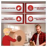 XFasten Brown Paper Packing Tape - 2.75-Inch x 375-Feet, Water Activated, Reinforced for Moving & Packing Boxes XFasten Brown Paper Packing Tape - 2.75-Inch x 375-Feet, Water Activated, Reinforced for Moving & Packing Boxes