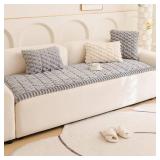 Tiwwie Couch Cover for Dogs Fuzzy Sofa Covers for Pet, Geometric Jacquard Coral Pet-Friendly Washable Non-Slip Sofas Slipcover Cushion Protector Pets Mat Dog Bed Mats Dim Gray 27.6 x 59.06 Tiwwie Couch Cover for Dogs Fuzzy Sofa Covers for Pet, Geometric Jacquard Coral Pet-Friendly Washable Non-Slip Sofas Slipcover Cushion Protector Pets Mat Dog Bed Mats Dim Gray 27.6 x 59.06