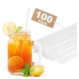 Minimal Store 100 PCS Clear Plastic Disposable Drinking Straws 7.75 x 0.24, Unwrapped Straws Plastic for Party, Home, Travel BPA-Free, Value Pack, Made in USA Minimal Store 100 PCS Clear Plastic Disposable Drinking Straws 7.75 x 0.24, Unwrapped Straws Plastic for Party, Home, Travel BPA-Free, Value Pack, Made in USA