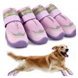 Petanims Dog Shoes for Small Dogs, Medium Dog Boots & Paw Protectors for Winter Snow, Breathable Dog Booties for Hot Pavement, Hardwood Floors Purple Size 1 Petanims Dog Shoes for Small Dogs, Medium Dog Boots & Paw Protectors for Winter Snow, Breathable Dog Booties for Hot Pavement, Hardwood Floors Purple Size 1