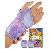 Lalapapa 2 Pack Wrist Brace for Women, Adjustable Fits Both Right & Left Hands for Night Support Tendonitis Carpal Tunnel Arthritis Lifting Arthritis Tennis Sprained Typing Sports, Tie-Dye Print Lalapapa 2 Pack Wrist Brace for Women, Adjustable Fits Both Right & Left Hands for Night Support Tendonitis Carpal Tunnel Arthritis Lifting Arthritis Tennis Sprained Typing Sports, Tie-Dye Print