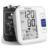 Alcedo Blood Pressure Monitor for Home Use, Automatic Digital BP Machine with Large Cuff for Upper Arm, LCD Screen, 2x120 Memory, Talking Function Alcedo Blood Pressure Monitor for Home Use, Automatic Digital BP Machine with Large Cuff for Upper Arm, LCD Screen, 2x120 Memory, Talking Function