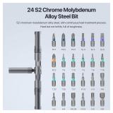 DYLIFE 24 in 1 Magnetic Screwdriver Set, DIY Ratchet Mini Removable Self-Assembly Precision Screwdriver Tool Kit, Magnetic DIY Precision Tool Kit with Variety Head Styles for PC/Mobile/Watch/Bicycle DYLIFE 24 in 1 Magnetic Screwdriver Set, DIY Ratchet Mini Removable Self-Assembly Precision Screwdriver Tool Kit, Magnetic DIY Precision Tool Kit with Variety Head Styles for PC/Mobile/Watch/Bicycle