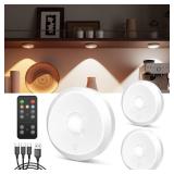 USB Rechargeable LED Puck Lights with Remote Control, 2400mAh Battery Operated Push Lights Stick On Magnetic Closet Tap Light Wireless Kitchen Under Cabinet Touch Lighting Shelf Press Button Light USB Rechargeable LED Puck Lights with Remote Control, 2400mAh Battery Operated Push Lights Stick On Magnetic Closet Tap Light Wireless Kitchen Under Cabinet Touch Lighting Shelf Press Button Light