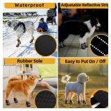 MUSIMC Dog Shoes for Large Dogs Anti-Slip Dog Boots & Paw Protectors for Hot Pavement Waterproof Small Medium Large Dog Booties for Rainy Day Summer Hiking Winter Snowy Day Dog Booties 4PCS MUSIMC Dog Shoes for Large Dogs Anti-Slip Dog Boots & Paw Protectors for Hot Pavement Waterproof Small Medium Large Dog Booties for Rainy Day Summer Hiking Winter Snowy Day Dog Booties 4PCS