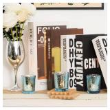 Homemory 12 Pcs Blue Votive Candle Holders, Mercury Glass Candle Holder, Tealight Candle Holders for Table Centerpieces, Baby Shower, Party, Anniversary, Wedding, Home Decor, Halloween, Christmas Homemory 12 Pcs Blue Votive Candle Holders, Mercury Glass Candle Holder, Tealight Candle Holders for Table Centerpieces, Baby Shower, Party, Anniversary, Wedding, Home Decor, Halloween, Christmas