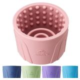 Dog Slow Feeder Lick Bowl, Anxiety Relief Dog Licking Mat Treat Dispenser, Non-Slip Anti-Choking Slow Eating Lick Bowl for Small Medium and Large Breed Dogs, BPA Free Silicone (M-L) Dog Slow Feeder Lick Bowl, Anxiety Relief Dog Licking Mat Treat Dispenser, Non-Slip Anti-Choking Slow Eating Lick Bowl for Small Medium and Large Breed Dogs, BPA Free Silicone (M-L)