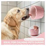 Dog Slow Feeder Lick Bowl, Anxiety Relief Dog Licking Mat Treat Dispenser, Non-Slip Anti-Choking Slow Eating Lick Bowl for Small Medium and Large Breed Dogs, BPA Free Silicone (M-L) Dog Slow Feeder Lick Bowl, Anxiety Relief Dog Licking Mat Treat Dispenser, Non-Slip Anti-Choking Slow Eating Lick Bowl for Small Medium and Large Breed Dogs, BPA Free Silicone (M-L)