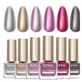SUPWEE Metallic Nail Polish Set, Mirror Nail Polish Non Gel Quick Dry & High Gloss Chrome Effect Mini Air Dry Nail Lacquer Fingernail Toe Nails for Women Girls Manicure Salon DIY Home SUPWEE Metallic Nail Polish Set, Mirror Nail Polish Non Gel Quick Dry & High Gloss Chrome Effect Mini Air Dry Nail Lacquer Fingernail Toe Nails for Women Girls Manicure Salon DIY Home
