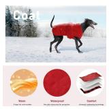 PAWZ Road Dog Winter Coat with 5 Layers Warm Material, Reversible Dog Clothes with 2 Sides, Dog Jacket Outdoor Water Repellent, (Red Plaid XL) PAWZ Road Dog Winter Coat with 5 Layers Warm Material, Reversible Dog Clothes with 2 Sides, Dog Jacket Outdoor Water Repellent, (Red Plaid XL)