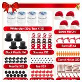 JOYIN Christmas Build a Snowman Craft Kit, 12 Pack Modeling Clay DIY Make a Snowman Kit for Christmas Arts and Craft Activities, Xmas Gift Stocking Stuffers for Kids, School Funny Toy Party Favor JOYIN Christmas Build a Snowman Craft Kit, 12 Pack Modeling Clay DIY Make a Snowman Kit for Christmas Arts and Craft Activities, Xmas Gift Stocking Stuffers for Kids, School Funny Toy Party Favor