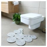 Home Turko Boho Jute Bath Mat | Handmade Washable Toilet Rug | Modern Bathroom Rug | Double Sided Woven Boho Bathroom Decor | 23.6 x 15.7 inches Home Turko Boho Jute Bath Mat | Handmade Washable Toilet Rug | Modern Bathroom Rug | Double Sided Woven Boho Bathroom Decor | 23.6 x 15.7 inches