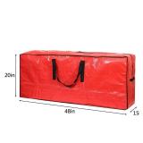 Sattiyrch Christmas Tree Storage Bag - Fits Up to 7.5 ft Holiday Xmas Disassembled Trees with Durable Reinforced Handles & Dual Zipper - Waterproof Material Protects from Dust,Moisture(Red) Sattiyrch Christmas Tree Storage Bag - Fits Up to 7.5 ft Holiday Xmas Disassembled Trees with Durable Reinforced Handles & Dual Zipper - Waterproof Material Protects from Dust,Moisture(Red)