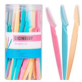 40pcs Eyebrow Razor for Women, Face Shaver Kit Dermaplaning Tool for Peach Fuzz Removal, Stainless Steel Blades with Protective Covers | Eyebrow Trimmer, Facial Hair Removal 40pcs Eyebrow Razor for Women, Face Shaver Kit Dermaplaning Tool for Peach Fuzz Removal, Stainless Steel Blades with Protective Covers | Eyebrow Trimmer, Facial Hair Removal