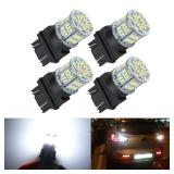 iFunyLED 4PCS 3157 LED Bulb Back Up Reverse Light 12V-24V Super Bright 3156 3056 3057 3047 4157 LED Replacement Light Kit Set for Car Back Up Reverse Tail Brake Turn Signal Lights - Xenon White iFunyLED 4PCS 3157 LED Bulb Back Up Reverse Light 12V-24V Super Bright 3156 3056 3057 3047 4157 LED Replacement Light Kit Set for Car Back Up Reverse Tail Brake Turn Signal Lights - Xenon White