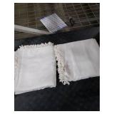 RoomTalks Extra Long White Boho Farmhouse Curtains for Bedroom Living Room 96 Inch Length 2 Panels Cute Textured Window Curtain Panels Embroidery Shabby Chic Tassel Draperies RoomTalks Extra Long White Boho Farmhouse Curtains for Bedroom Living Room 96 Inch Length 2 Panels Cute Textured Window Curtain Panels Embroidery Shabby Chic Tassel Draperies