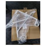 Pisman Adjustable Closet Rod Bracket Heavy Duty,Shelf Bracket with Rod Holder- White Closet Rod Support & Closet Shelf and Rod Bracket for Storage, 10 Inch 2pcs Pisman Adjustable Closet Rod Bracket Heavy Duty,Shelf Bracket with Rod Holder- White Closet Rod Support & Closet Shelf and Rod Bracket for Storage, 10 Inch 2pcs