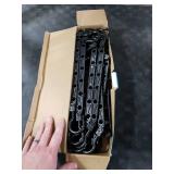 Space Saving Hangers for 96 Clothes, Reinforced Collapsible Hangers with 360° Swivel Hook, Hanger Hooks Space Saver for Closet Organizers and Storage, Dorm Room Essentials, Fully Assembled, Black Space Saving Hangers for 96 Clothes, Reinforced Collapsible Hangers with 360° Swivel Hook, Hanger Hooks Space Saver for Closet Organizers and Storage, Dorm Room Essentials, Fully Assembled, Black