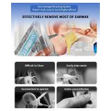Electric Ear Wax Removal Kit with Integrated Waste Tank, Safe Water Ear Cleaner with Temperature Sensor, 4 Pressure Modes for Varying Earwax Levels Effective Smart Ear Cleaning for Family Use Electric Ear Wax Removal Kit with Integrated Waste Tank, Safe Water Ear Cleaner with Temperature Sensor, 4 Pressure Modes for Varying Earwax Levels Effective Smart Ear Cleaning for Family Use