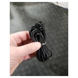 M METERXITY Silicone Tubing, 3/32(2mm) ID x 5/32(4mm) OD Silicone Rubber Vacuum Tube, 11ft(3.5 M) High Temp Water Air Hose Pipe for Pump/Liquid Transfer/Home Brewing/Winemaking [Black]