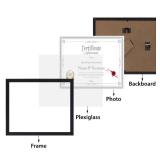 HORLIMER 8.5 x 11 Picture Frame Set of 15, Black Photo Frames 8.5 by 11 for Certificate Diploma Document, Wall Hanging or Tabletop Display HORLIMER 8.5 x 11 Picture Frame Set of 15, Black Photo Frames 8.5 by 11 for Certificate Diploma Document, Wall Hanging or Tabletop Display