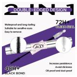 GAQQI Lash Cluster Glue, Lash Bond and Seal Waterproof, Bond & Seal Eyelash Glue for Clusters, Eyelash Adhesive Black Long-Lasting 72H, Latex-Free 5ml+5ml GAQQI Lash Cluster Glue, Lash Bond and Seal Waterproof, Bond & Seal Eyelash Glue for Clusters, Eyelash Adhesive Black Long-Lasting 72H, Latex-Free 5ml+5ml