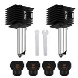 HzdaDeve 2 Pack 0.2MM A1 Mini/A1 Hotend Print Head Hot End Kit Extruder Upgrade High-Temperature Hardened Steel Nozzle Replacement with 2PCS Silicone Cover Sock for Bambu Lab 3D Printer Accessories HzdaDeve 2 Pack 0.2MM A1 Mini/A1 Hotend Print Head Hot End Kit Extruder Upgrade High-Temperature Hardened Steel Nozzle Replacement with 2PCS Silicone Cover Sock for Bambu Lab 3D Printer Accessories