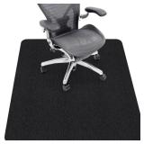 Sycoodeal Office Chair Mat for Hardwood Floor,Office Computer Gaming Chair Mat for Tile Floor,Large Floor Protector Rug,Anti-Slip,Easy to Clean,Pure Black(48x36) Sycoodeal Office Chair Mat for Hardwood Floor,Office Computer Gaming Chair Mat for Tile Floor,Large Floor Protector Rug,Anti-Slip,Easy to Clean,Pure Black(48x36)