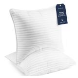 Beckham Hotel Collection Euro Size Throw Pillows (Set of 2), 26 x 26 Down Alternative Pillow Insert for Bed, Couch, and Sofa Beckham Hotel Collection Euro Size Throw Pillows (Set of 2), 26 x 26 Down Alternative Pillow Insert for Bed, Couch, and Sofa