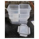 HKJ Chef 4 Pack Extra Large Airtight Food Storage Containers with Lids (6.5L / 220 oz), BPA Free Plastic Kitchen and Pantry Organization Contianers for Cereal Flour and Sugar Storage, Labels & Marker HKJ Chef 4 Pack Extra Large Airtight Food Storage Containers with Lids (6.5L / 220 oz), BPA Free Plastic Kitchen and Pantry Organization Contianers for Cereal Flour and Sugar Storage, Labels & Marker