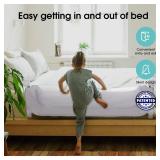 NUTIKAS Baby Bed Rail Guard for Toddlers - 47 Toddler Bed Side Rails for Twin, Full, Queen Bunk Size Bed Swing Down Bedrail Extral Tall Child Safety Side Railing Guards for Kids NUTIKAS Baby Bed Rail Guard for Toddlers - 47 Toddler Bed Side Rails for Twin, Full, Queen Bunk Size Bed Swing Down Bedrail Extral Tall Child Safety Side Railing Guards for Kids