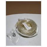 Rope Lights Outdoor, 18ft 216 LED Red Christmas Rope Lights Connectable, 120V Plugin Red Christmas Light Waterproof Clear Tube Lighting Indoor for Xmas Patio Garden Party Home Decorations - Retail: $1