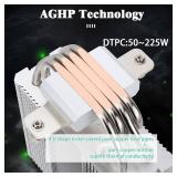 Thermalright Assassin X120 Refined SE CPU Air Cooler, 4 Heat Pipes, TL-C12C PWM Fan, Aluminum Heatsink Cover, AGHP Technology, for AMD AM4/AM5/Intel LGA 1150/1151/1155/1200/1700/1851(AX120 R SE) - Ret