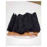 Women's Underwear Cotton Hipster Panties Regular & Plus Size 6-Pack(Medium, Black) - Retail: $19