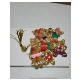 Gingerbread Man Ornaments for Christmas Tree, 12pcs Assorted Gingerbread Figurines Ornaments, Christmas Tree Hanging Decorations, 3 Inch Tall - Retail: $8