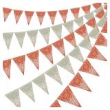 5 Pack Western Cowboy Party Decorations Bandana Pennant Banner Rodeo Decorations Banner Wild West Party Decor for Western Cowboy Themed Yee Haw Country Party Supplies (Green) - Retail: $12