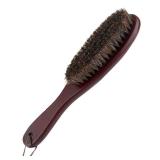 Clothes Brush Garment Brush Lint Remover Brush with Genuine Soft Horsehair and Wooden Handle for Coat Men Suits Shoes Jacket Furniture Car Mat and Pet Hair (1-Pack(Walnut Wood)) - Retail: $7