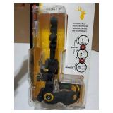 Trophy Ridge React H4 Bow Sight - 4 Pin Sight, Tool Less Windage and Elevation Adjustability, 2nd Axis Leveling, Adjustable Click Light, Black - Retail: $110