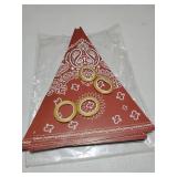 5 Pack Western Cowboy Party Decorations Bandana Pennant Banner Rodeo Decorations Banner Wild West Party Decor for Western Cowboy Themed Yee Haw Country Party Supplies (Green) (missing items) - Retail: