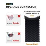 Stretchy Braided Bands Compatible with Google Pixel Watch 4 3 41mm/Pixel Watch 2 Band/Google Pixel Watch Band - Upgraded Connector - Elastic Nylon Breathable Sport Straps for Women Men (Smoky Purple) 