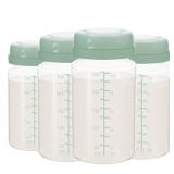 10oz Breast Milk Storage Bottle for Momcozy 22oz Breast Milk Cooler, Collection Bottle Container for Fridge, Pumping Bottles Compatible with Spectra Wide Neck Flange, 4PCS (bottles only) - Retail: $23