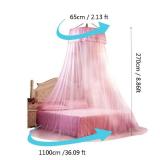 Princess Bed Canopy for Girls - Breathable Bed Canopy Curtain, Lace Style Mosquito Net Bed Curtain Netting, for Twin Full Queen King Bed(#4) - Retail: $22
