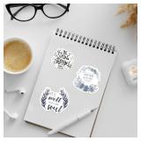 Bible Verse Stickers: Inspirational Christian Stickers for Women, Men, Teens - Perfect for Water Bottle, Laptop, Bible - Retail: $10
