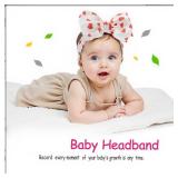 Baby Girl Bows Newborn Headband 0-6 Months Infant Big Bows for Birthday/Baby Shower/Photography/Baby Gifts (Red & Love)