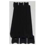 California JOS 6 Inches Reusable Cable Ties, Adjustable Cord Straps, Cable Organizer, Cord Wrap and Hook Loop Cords Management - Black - Retail: $4