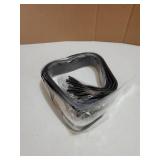 11PCS Black Hair Extensions Clip in, Colored Party Highlights Extension for Girls Women Synthetic Hairpiece Straight 22 inch - Retail: $7